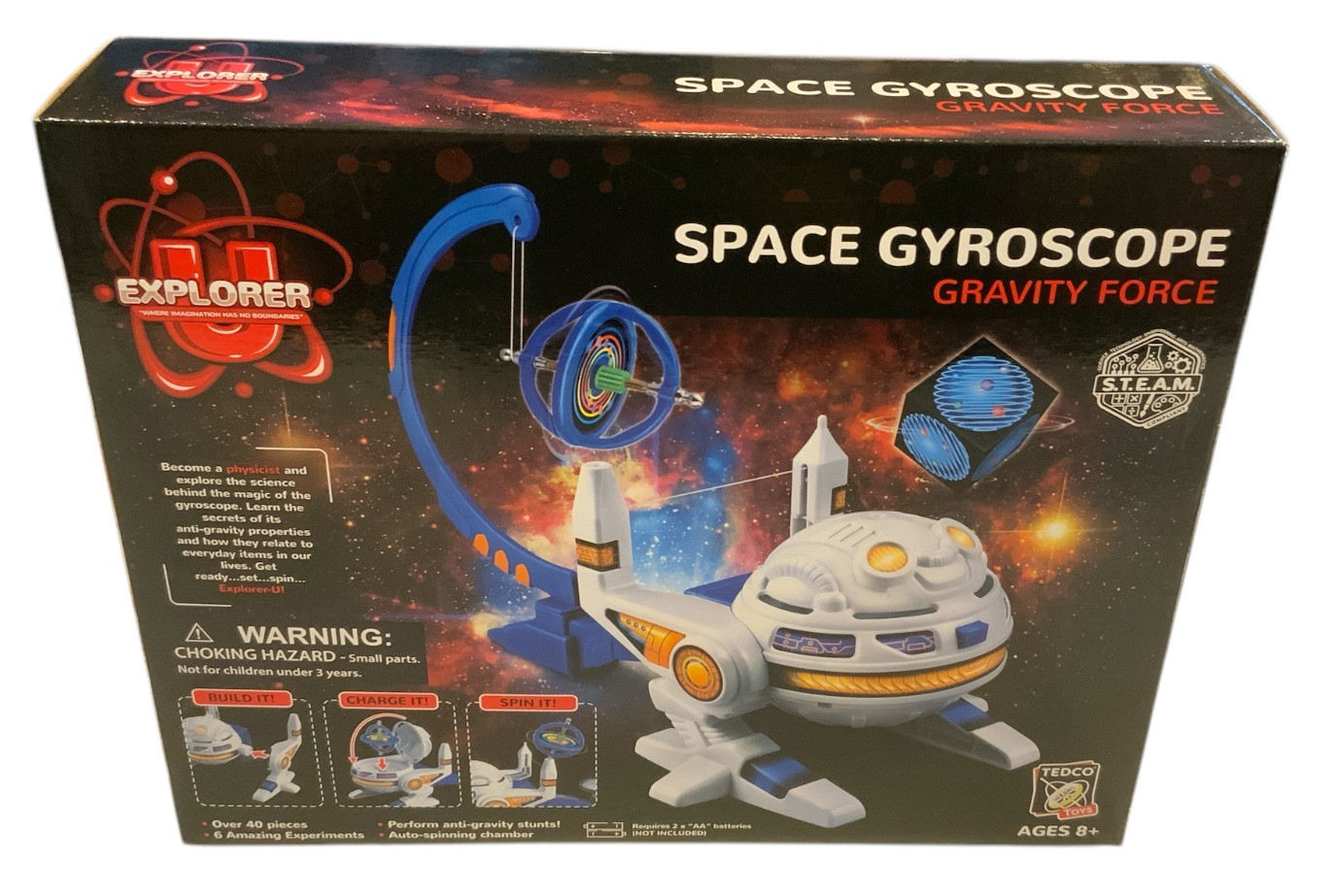 Space Gyroscope Gravity Force Tedco Toys Explorer Engineering, Creative Thinking