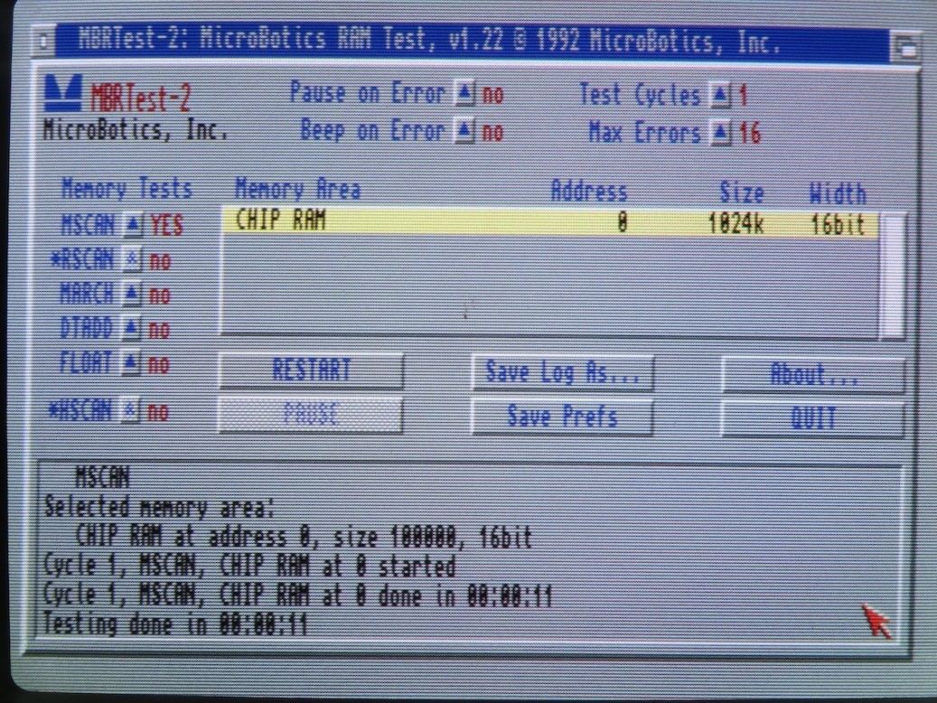 Commodore Amiga 2000 A2000 Desktop Computer rev6.3 1MB 8373 Denise - CA1064106