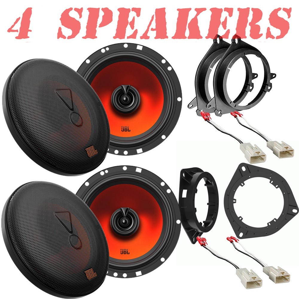 4 JBL 6.5" 400 Watt Front & Rear Door Speakers Kit for 2001-2007 Toyota Sequoia