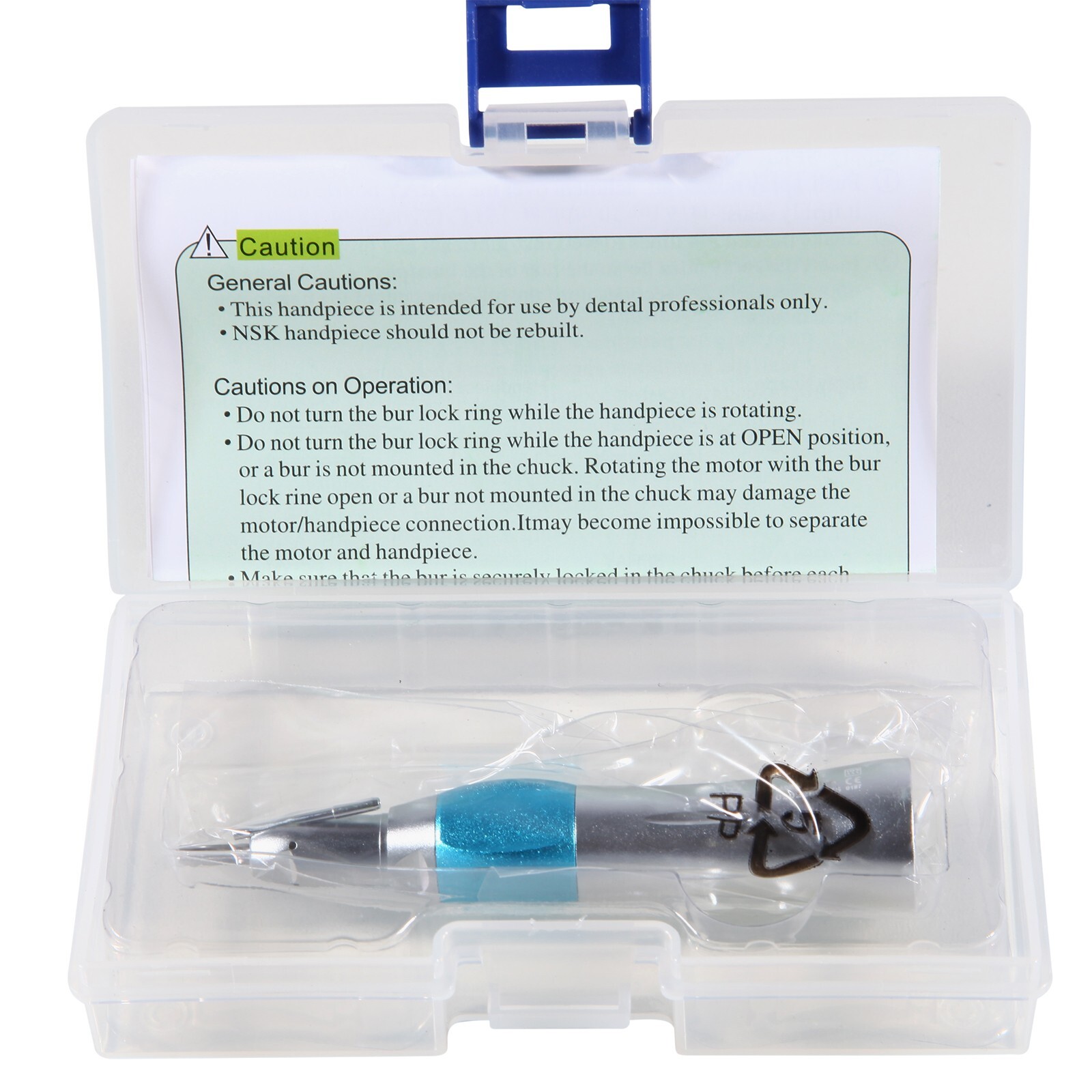 Surgical Dental Straight Handpiece 1:1 NoseCone External Irrigation Low Speed OR