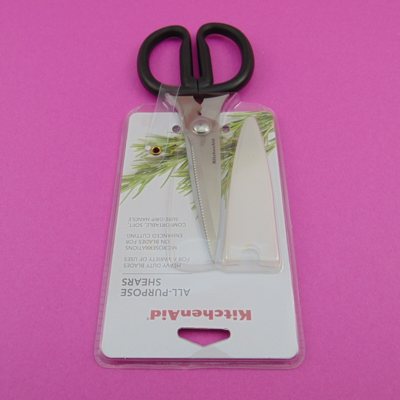 KitchenAid All-Purpose Kitchen Shears Utility Scissors Black Ergonomic Handle