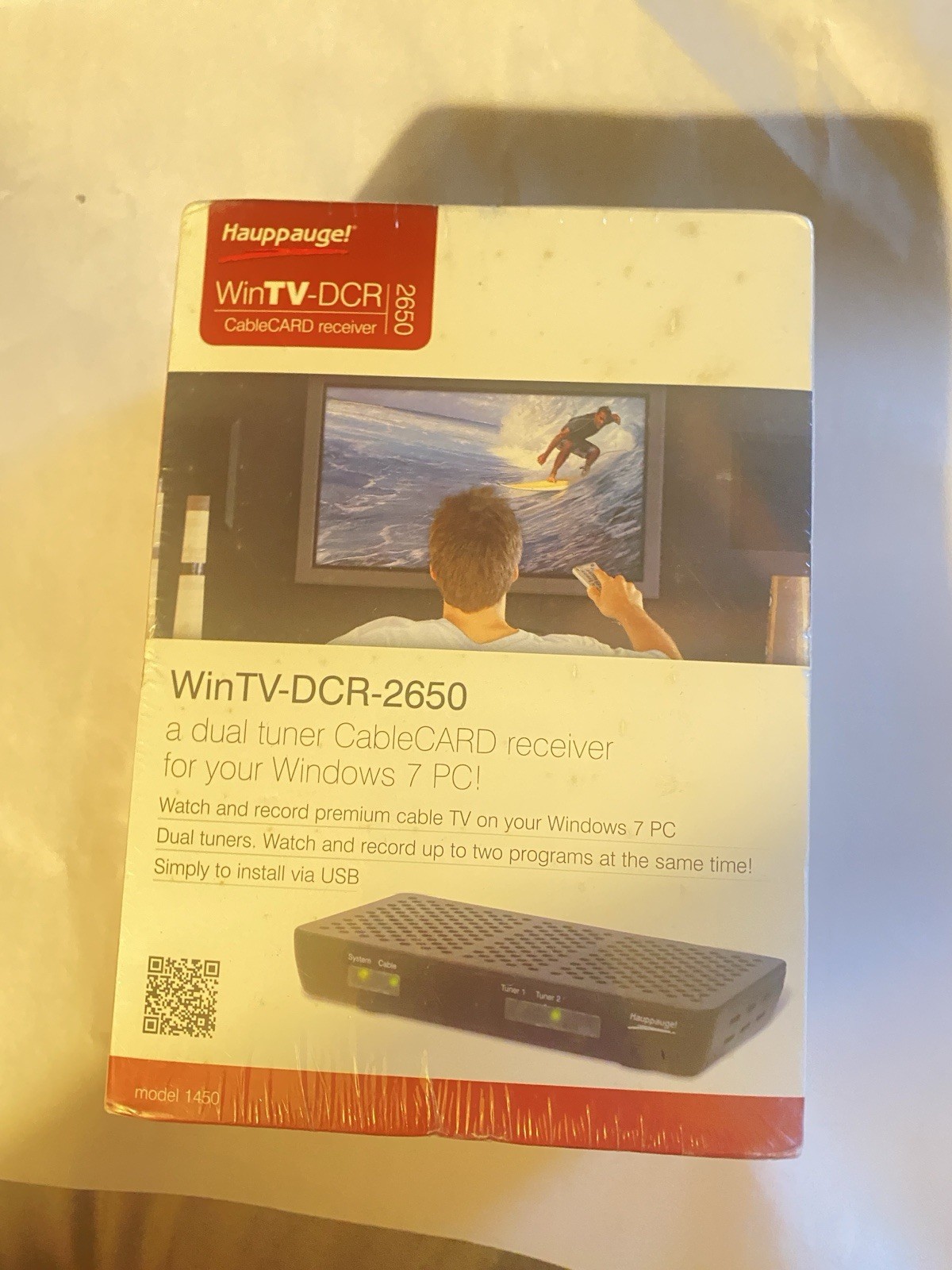 Hauppauge WINTV-DCR-2650 Dual Tuner Cablecard Receiver for Windows Media