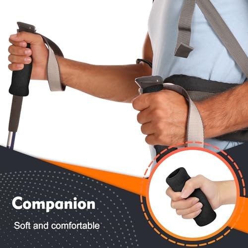 ‌ Cane Crips - 4-Pack Non-Slip Replacement Foam Handles for Black