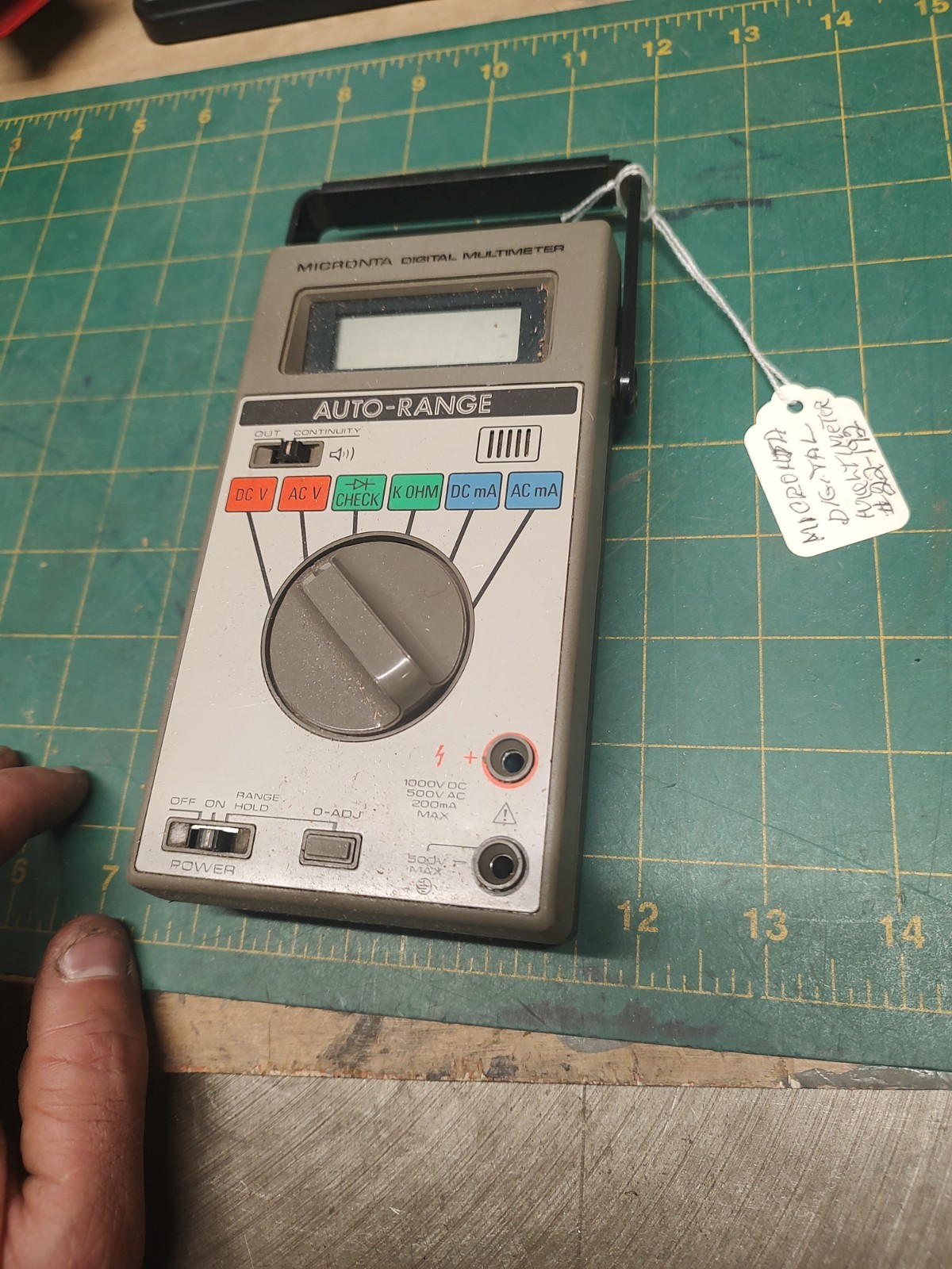 Micronta Digital Multimeter Not Tested As Is