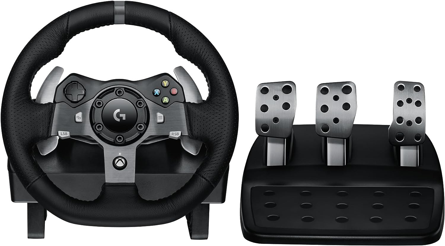 Logitech G920 Driving Force Racing Wheel and Floor Pedals for Xbox, PC, Mac