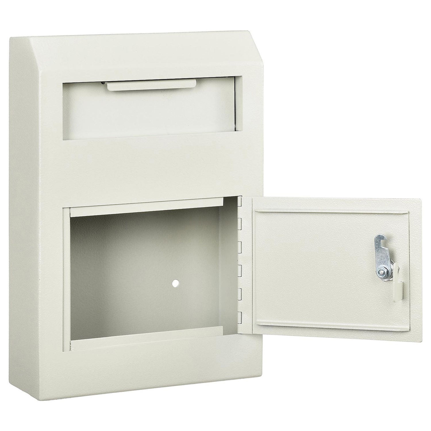 Drop Box Safe Wall Mount 10"W x 4-1/4"D x 15"H Beige