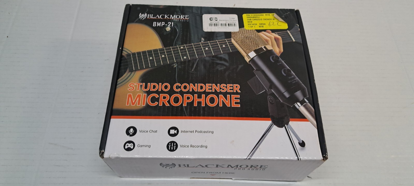 Blackmore Pro Audio BMP-21 USB Cardioid Condenser Microphone