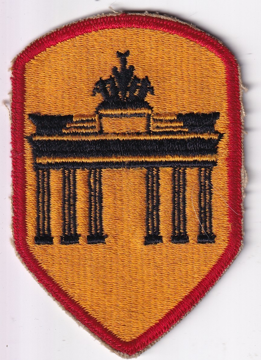 Berlin District patch US Army real Post WWII Occupation of Germany clean