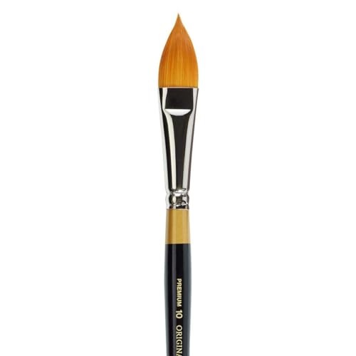 Premium Original Gold 9930-Oval Floral Petal Series Artist Brush, 2 Black