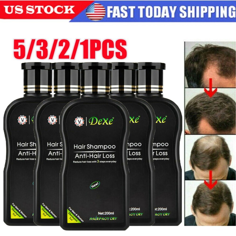 Dexe Original Anti Hair Loss Shampoo Natural Herbal Hair Growth Treatment 200ml