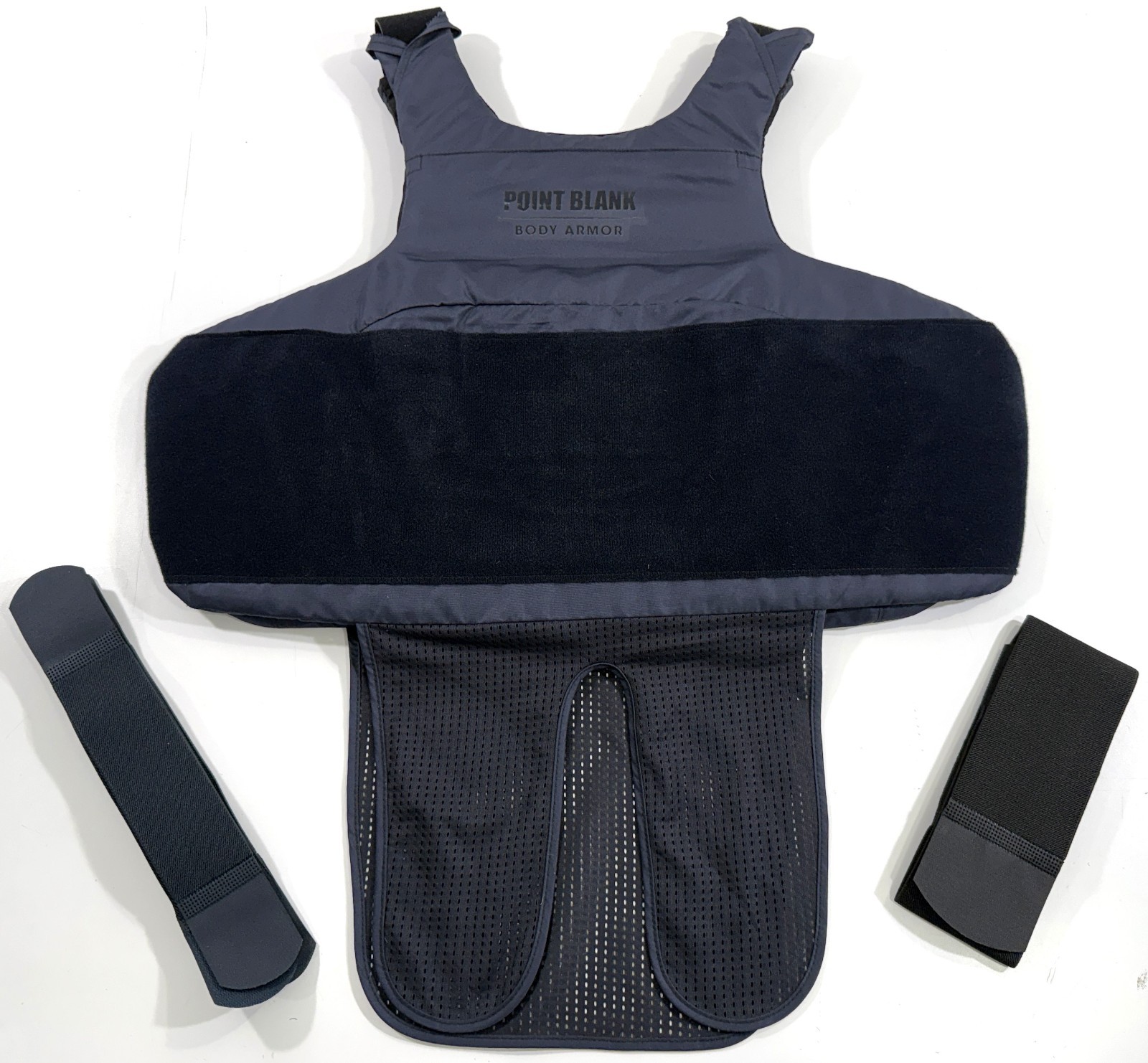 XL LONG P.B. BODY ARMOR LVL II FEMALE BALLISTIC BULLET PROOF VEST NAVY MFG 2018