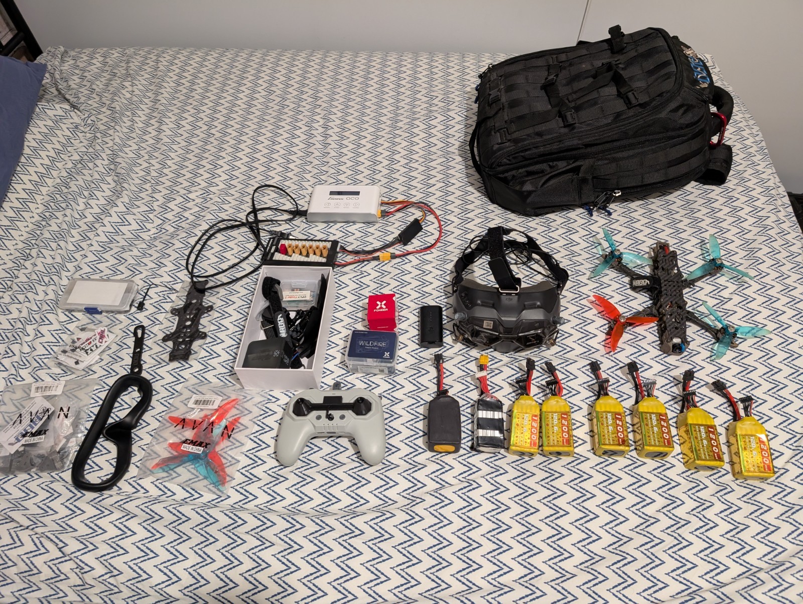 DJI digital hd diy fpv racing drone setup rtf lot