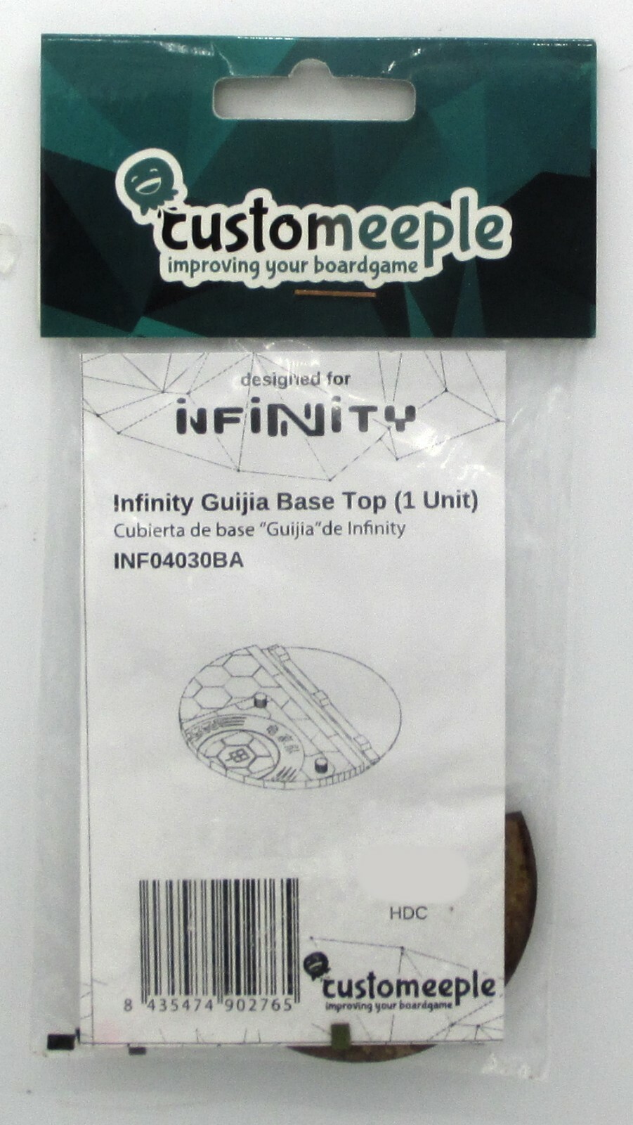 Customeeple INF04030BA Infinity Guijia Base Top (1 Unit) by Angel Giraldez 55mm