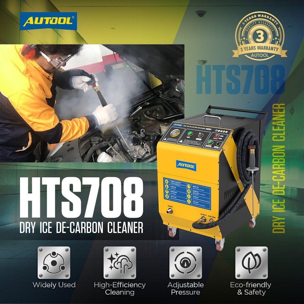 Dry Ice Blasting Cleaner Dry Ice Blaster Machine For Car Ships Aviation Cleaning