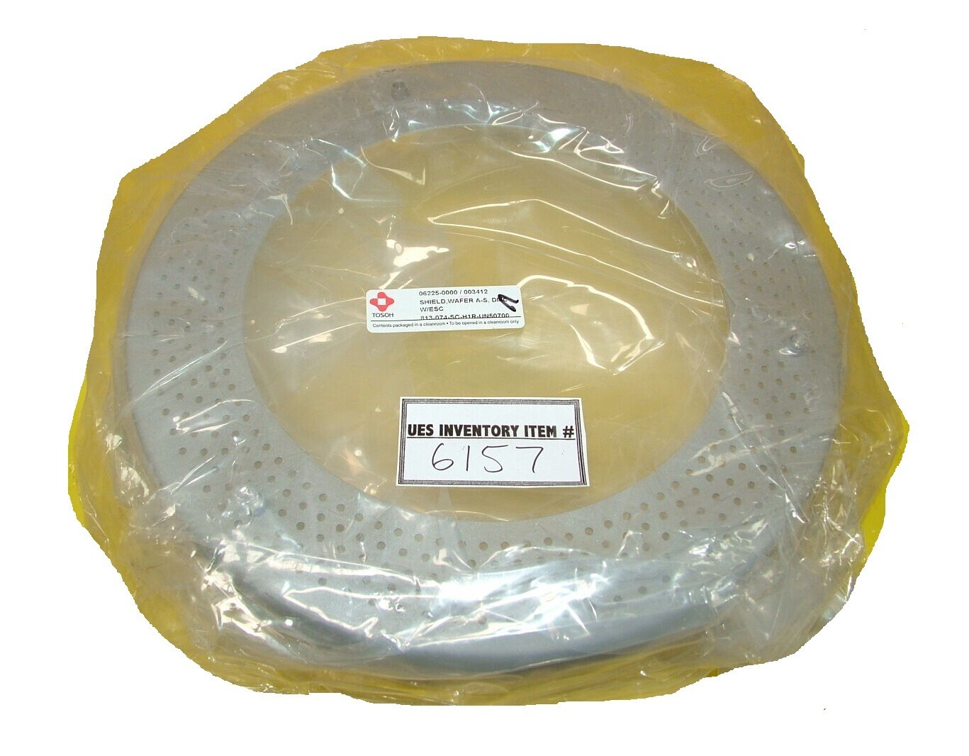 Tosoh 06225-000 ESC Semiconductor Process Wafer Shield New Surplus