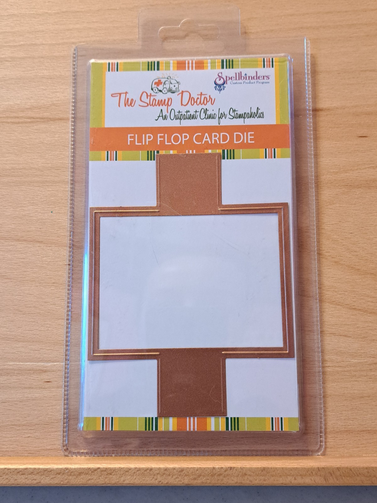 167 The Stamp Doctor Flip Flop Card Die Spellbinders Craft Cutting Die
