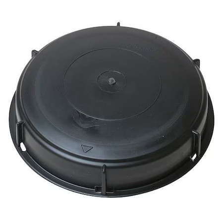 Cap, Polypropylene, Black, 6 In. W, Pbc6s