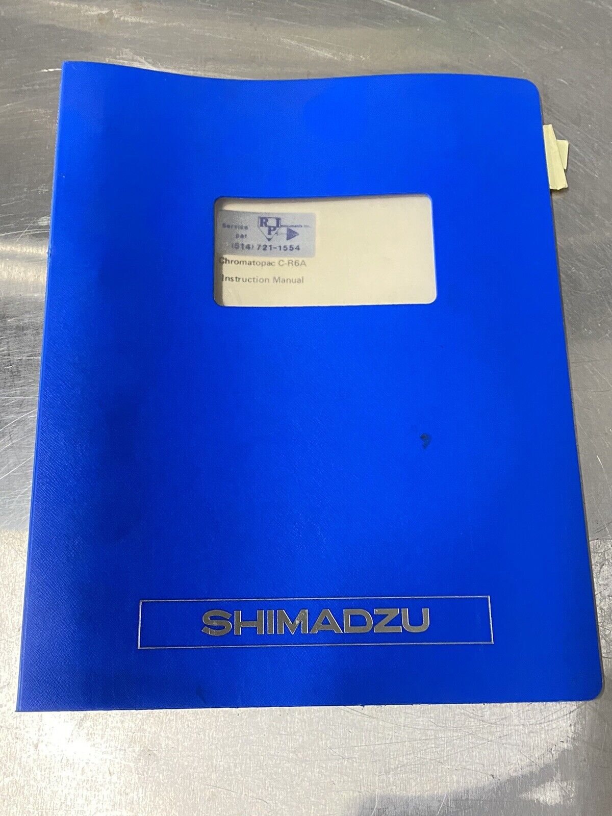 Shimadzu C-R6A Chromatopac - Users Guide / Instruction Manual