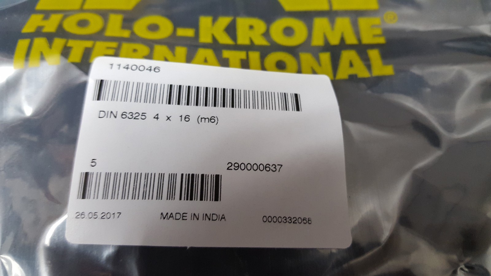 50 - Dowel Pin M4 x 16 Metric, Plain Finish, Fastenal 1140046 Free Shipping USA