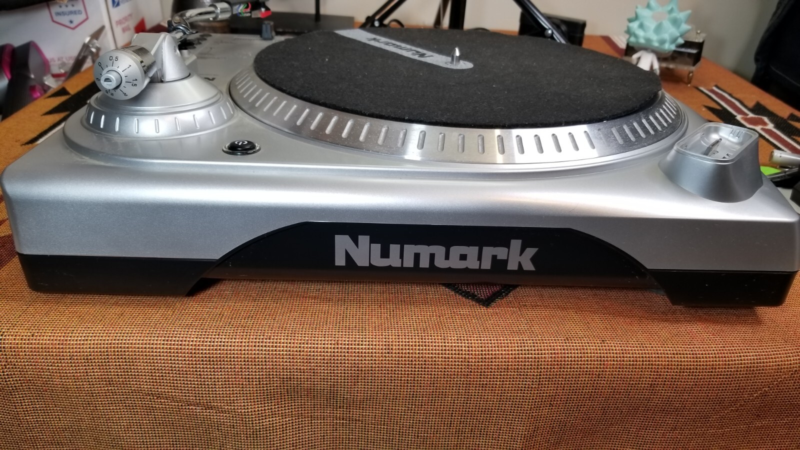 Numark TTi Professional DJ USB iPod Docking Station Turntable Record Player READ