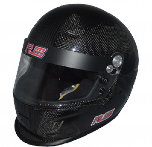 RJS Pro Full Face Carbon with Carbon Graphic Stripe Helmet SA2015 X Large