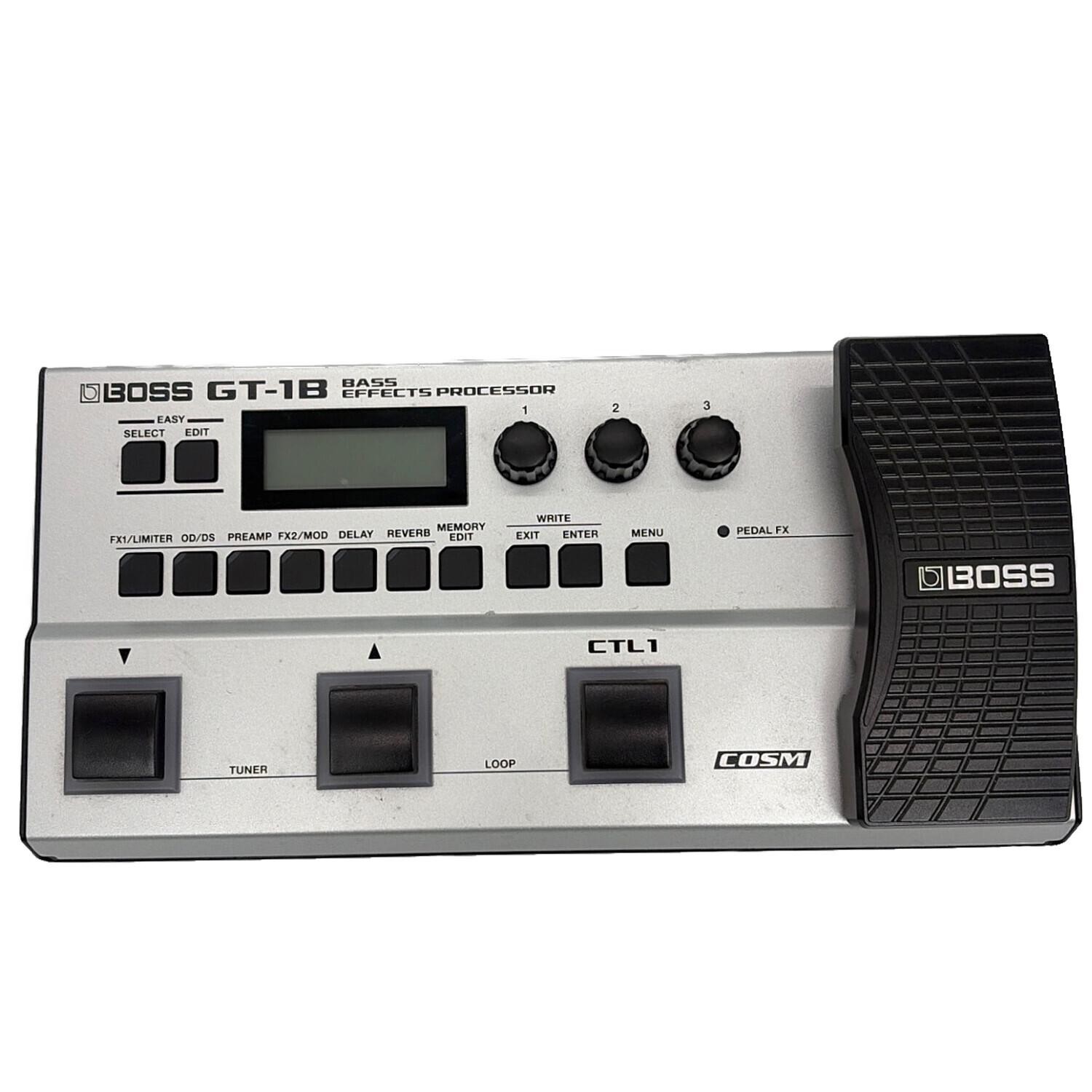 BOSS GT-1B Bass Multi Effects Processor COSM Pedal Tested Working from Japan