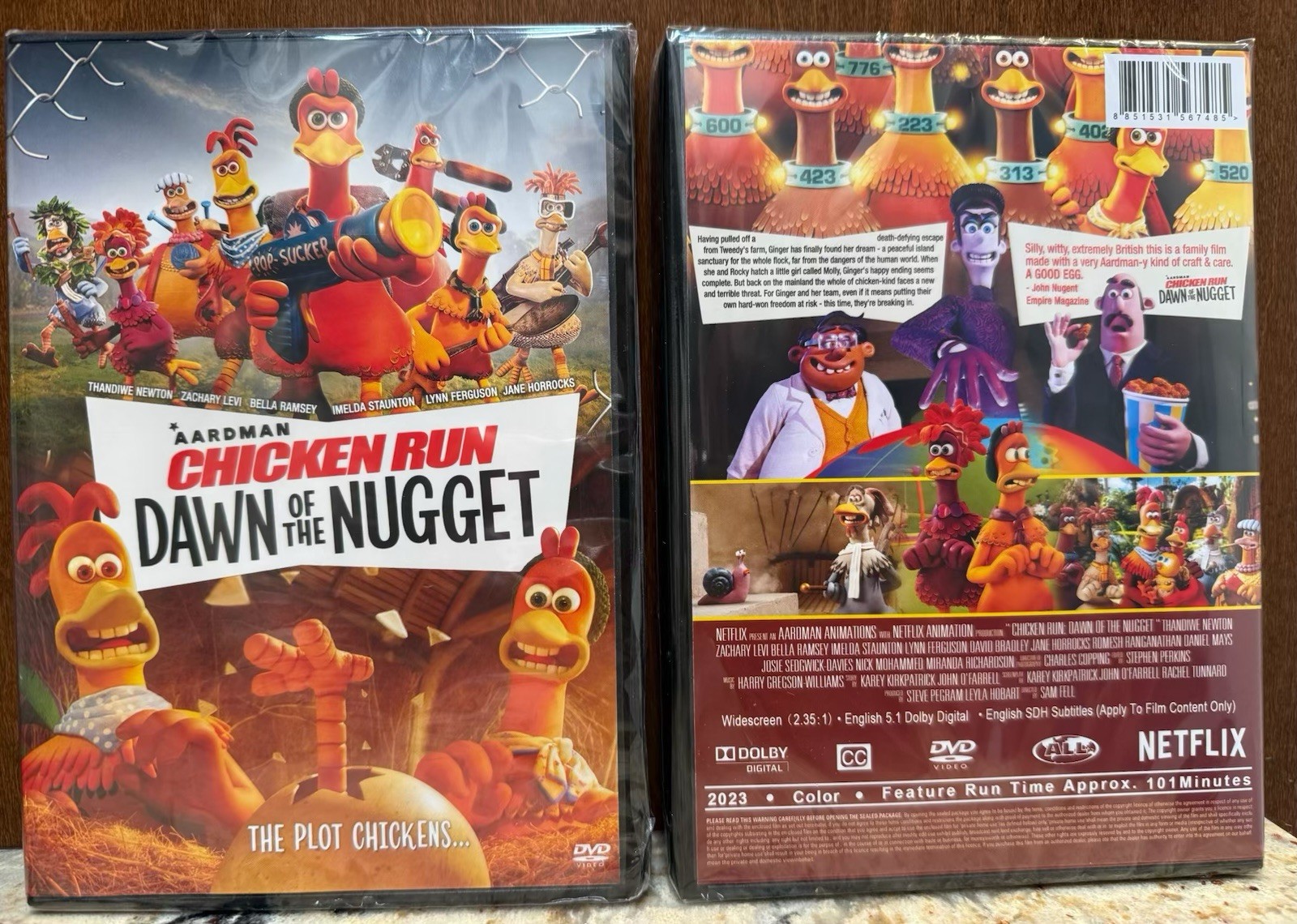 Chicken Run:  Dawn of the Nugget (2023) DVD, New, Sealed