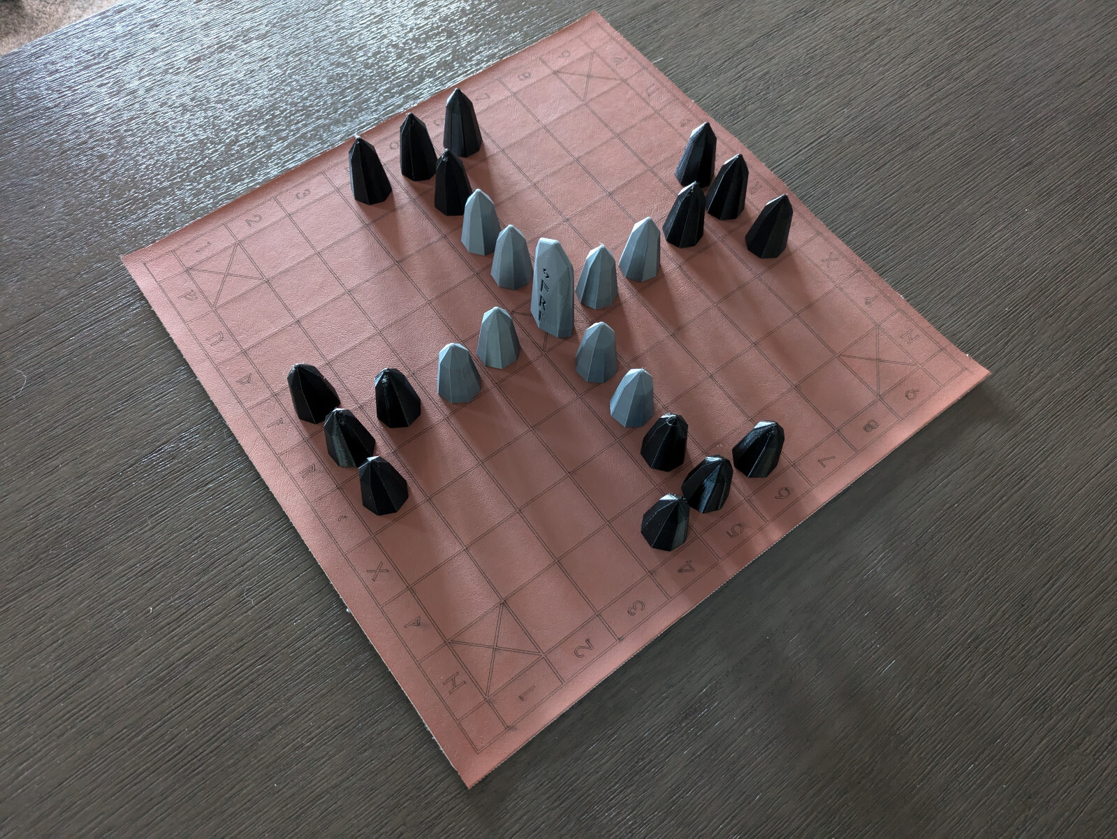 Hnefatafl Viking Chess Board Game Set - Tablut Variant 9x9