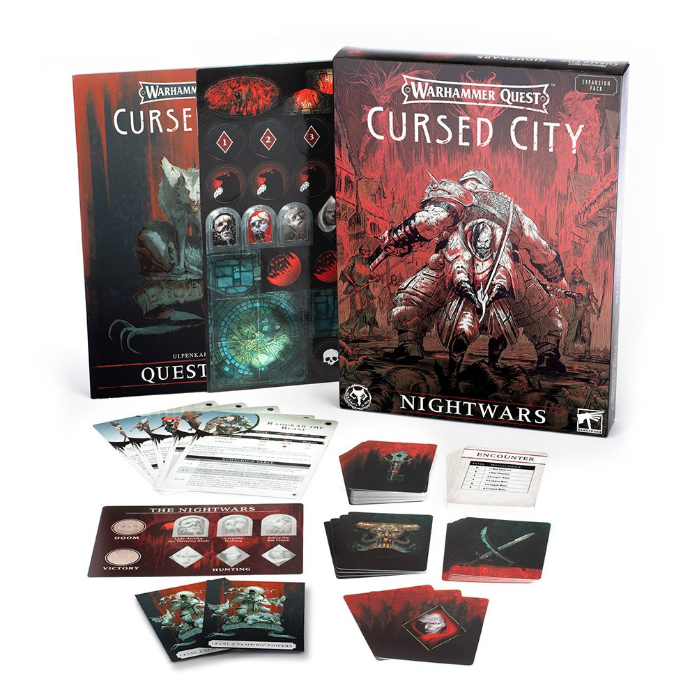 Games Workshop Warhammer Quest Cursed City Nightwars Expansion Game