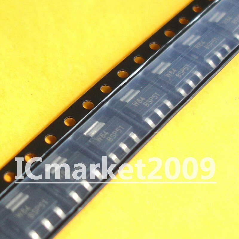 10 PCS BSP51 SOT-223 NPN Darlington Transistors Chip