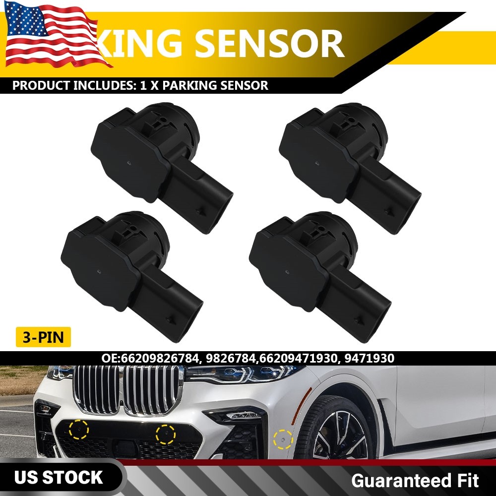 4X Reverse PDC Parking Aid Assist Sensor For F40 F44 G20 G30 G31 G11 66209826784