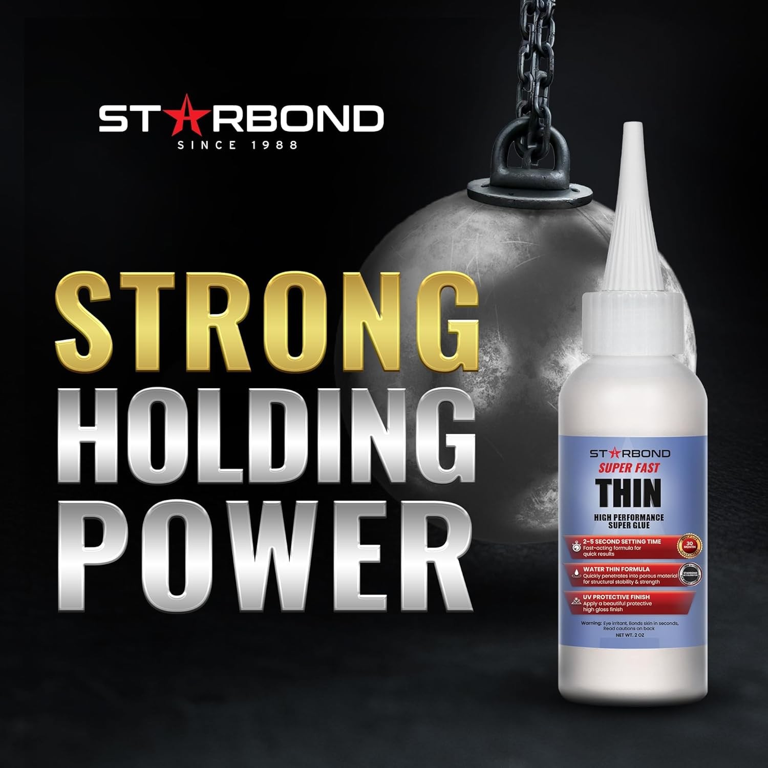 Starbond Super Fast Thin CA Glue – Super Glue Pro Kit with Precision Microtips