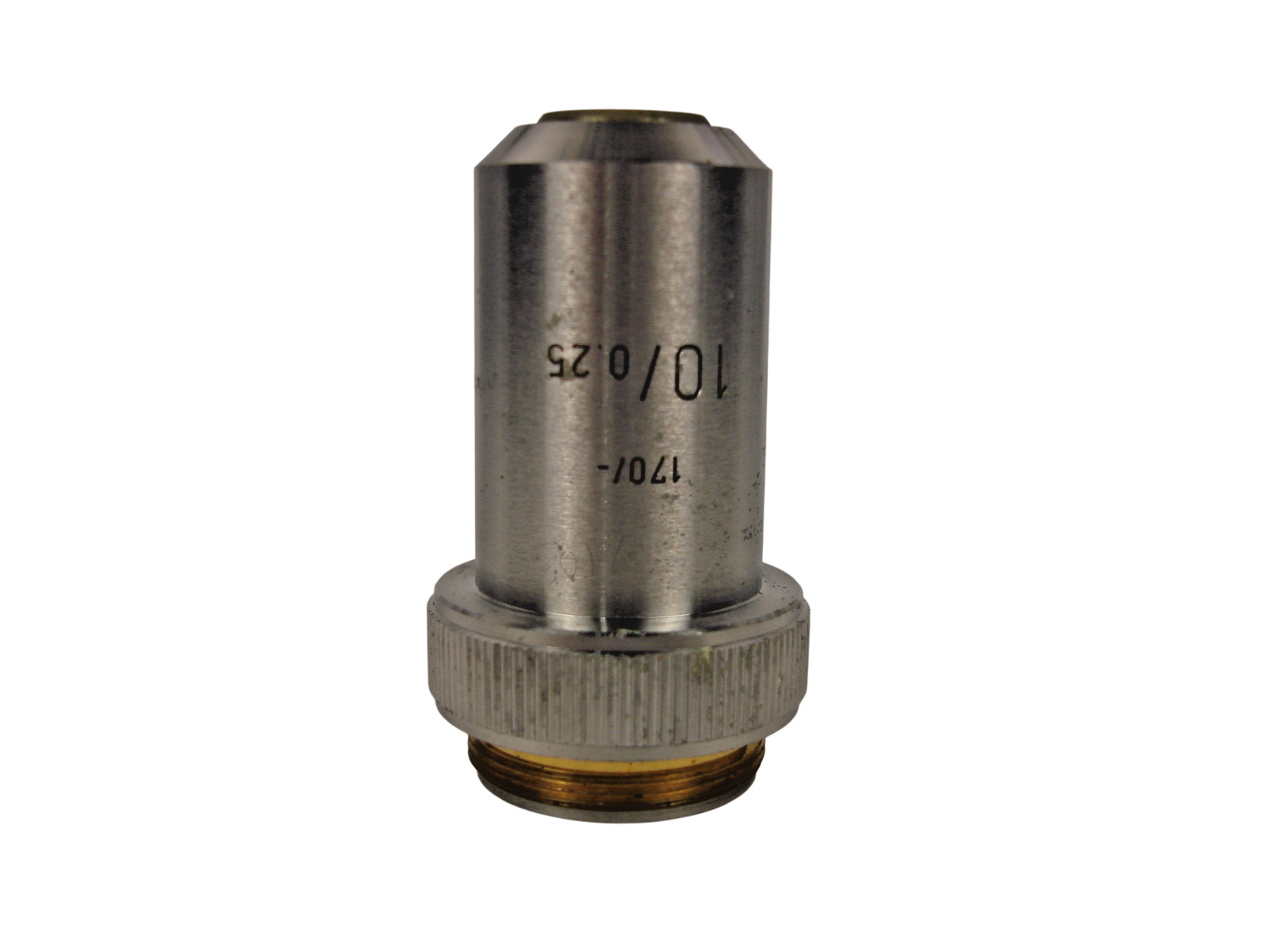 Leitz Wetzlar Microscope Objective Lens 170/- 10x /0.25 10/0.25