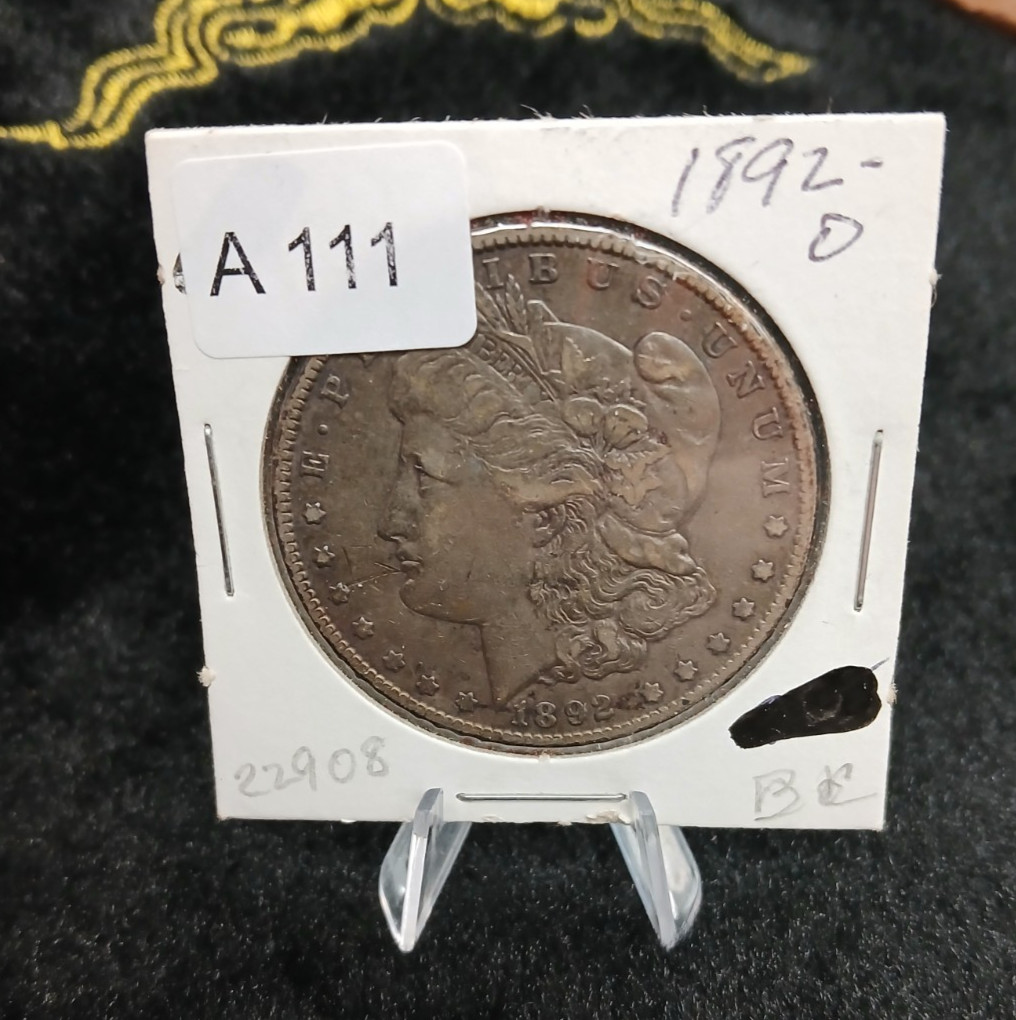 Silver 90%  1892 O Morgan Dollar    TP 10564