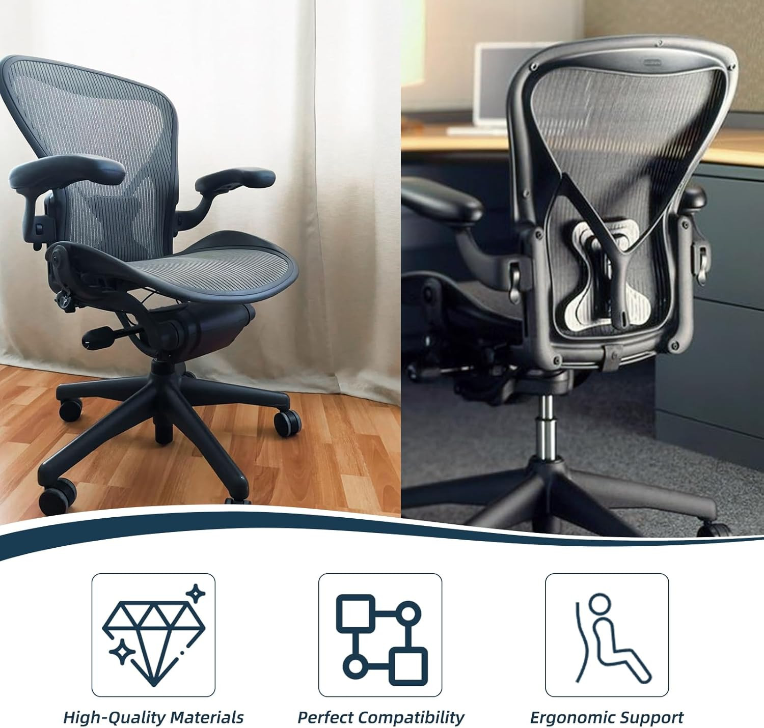 Upgrade Posturefit Butterfly Lumbar Support Replacement for Herman Miller Aeron