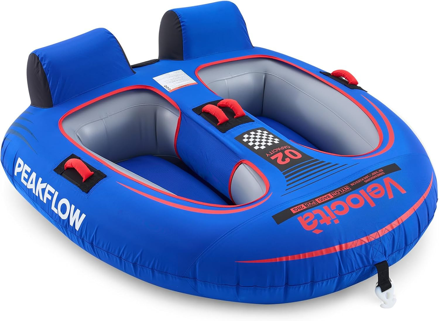 Towable Tube,Boat Tube,2 Rider Models,Tubes for Boating,Inflatable Boat Tubes an