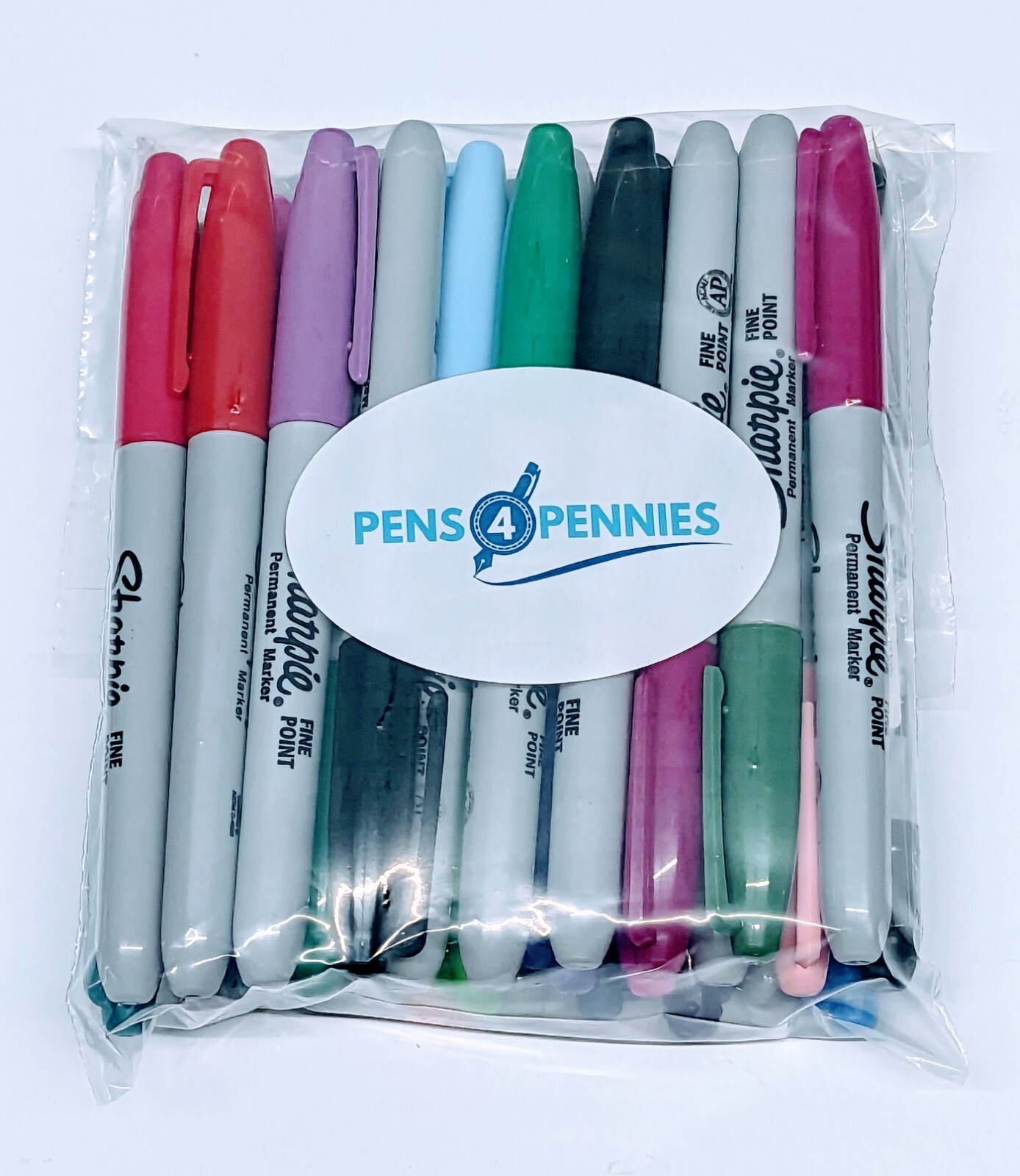 30ct Sharpie Marker Lot: Factory Assembly Errors/ Overstock/ Random Ink Colors