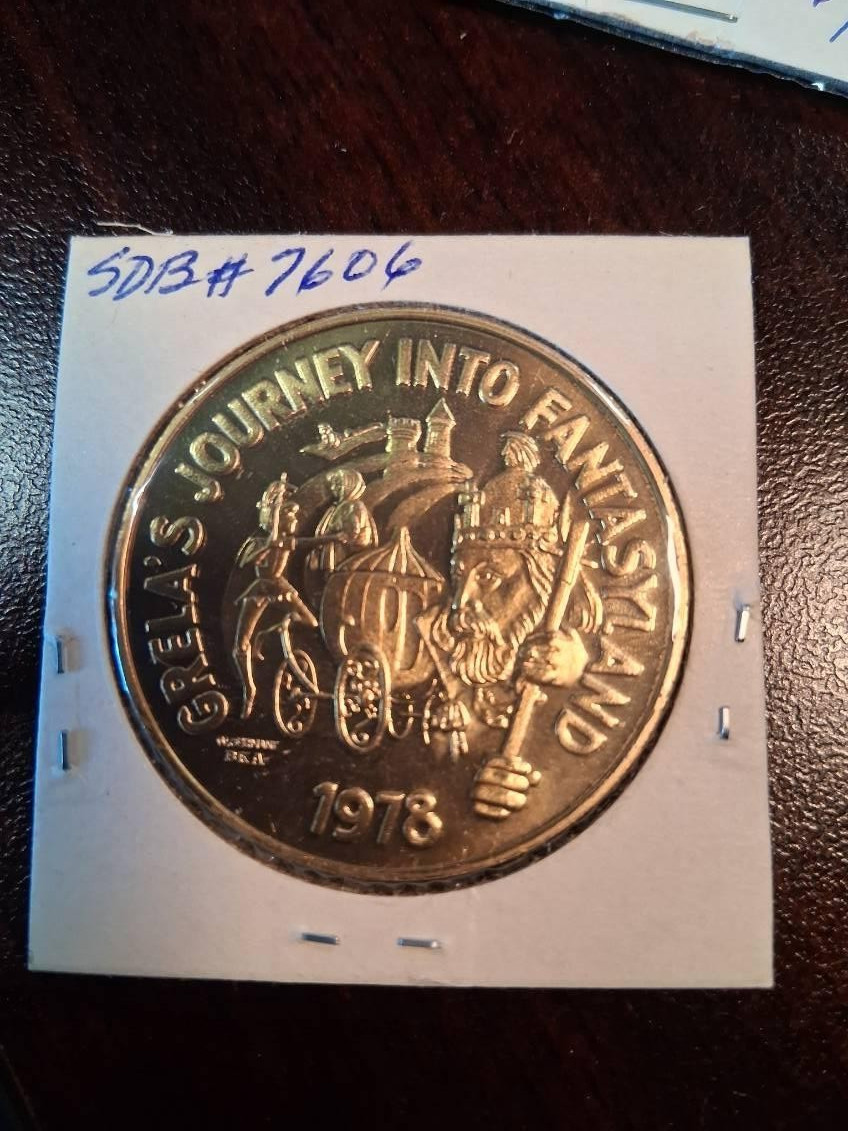 1978 Grela Multi Color Doubloon - Mardi Gras
