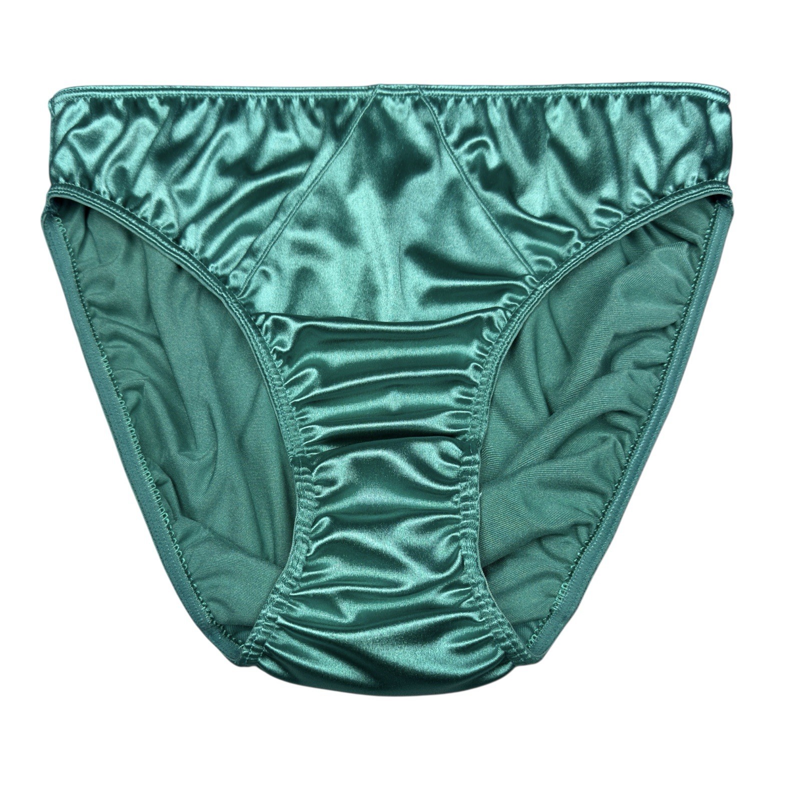 Second Skin Satin Hipster Teal L