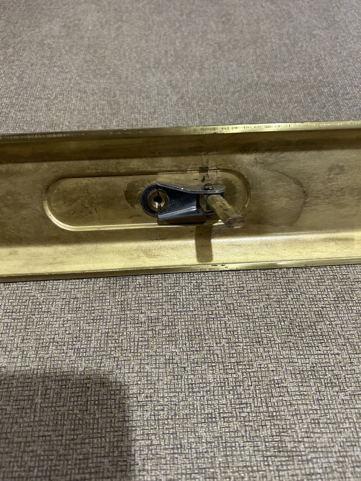 Baldwin Tremont 6605 Exterior Active Face Plate Gold Trim