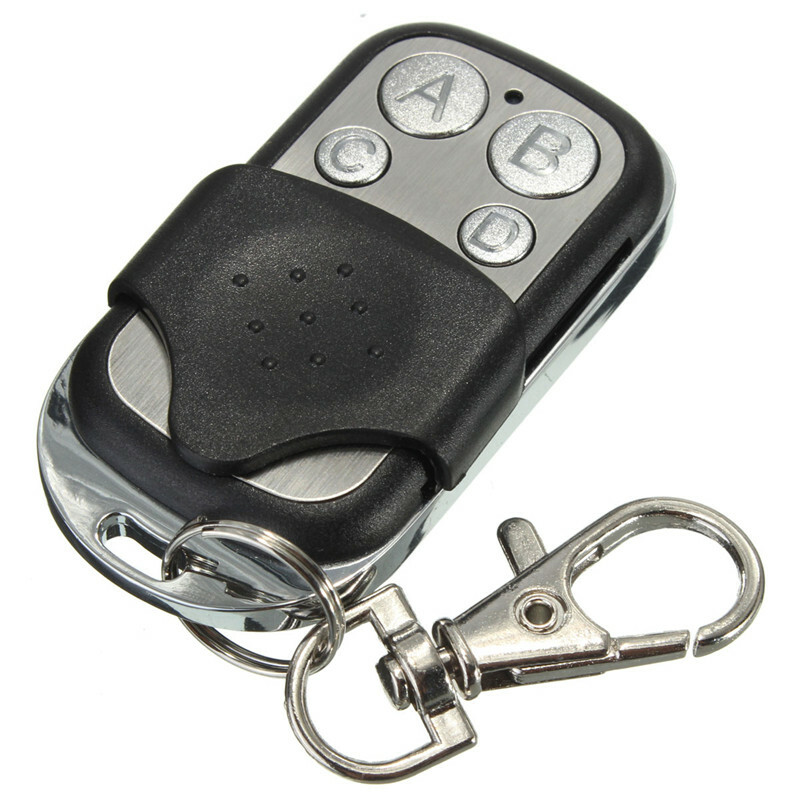 4 Channel Wireless Garage Gate Remote Control Door Opener Learning Code Cloning