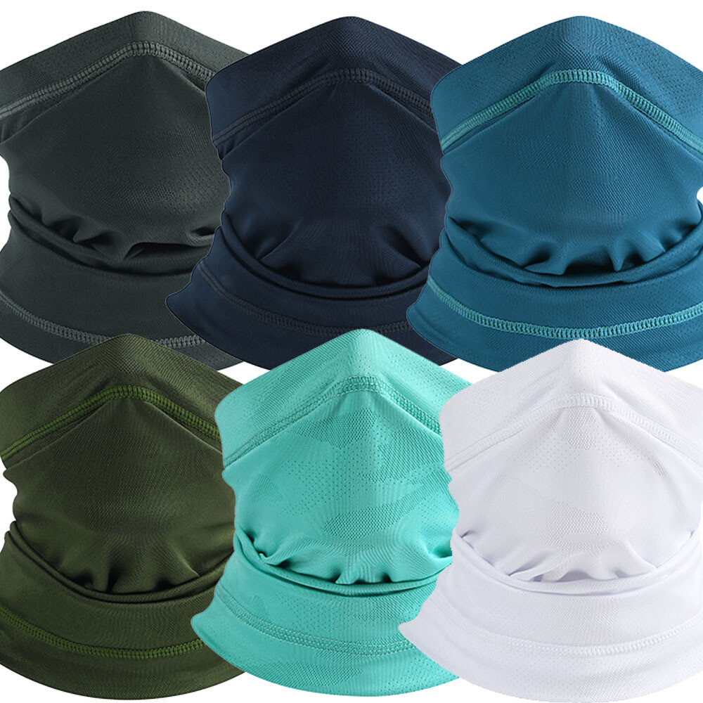 Half Face Mask Women Men Neck Scarf Cycling Cap Windproof Summer Cooling Gaiter