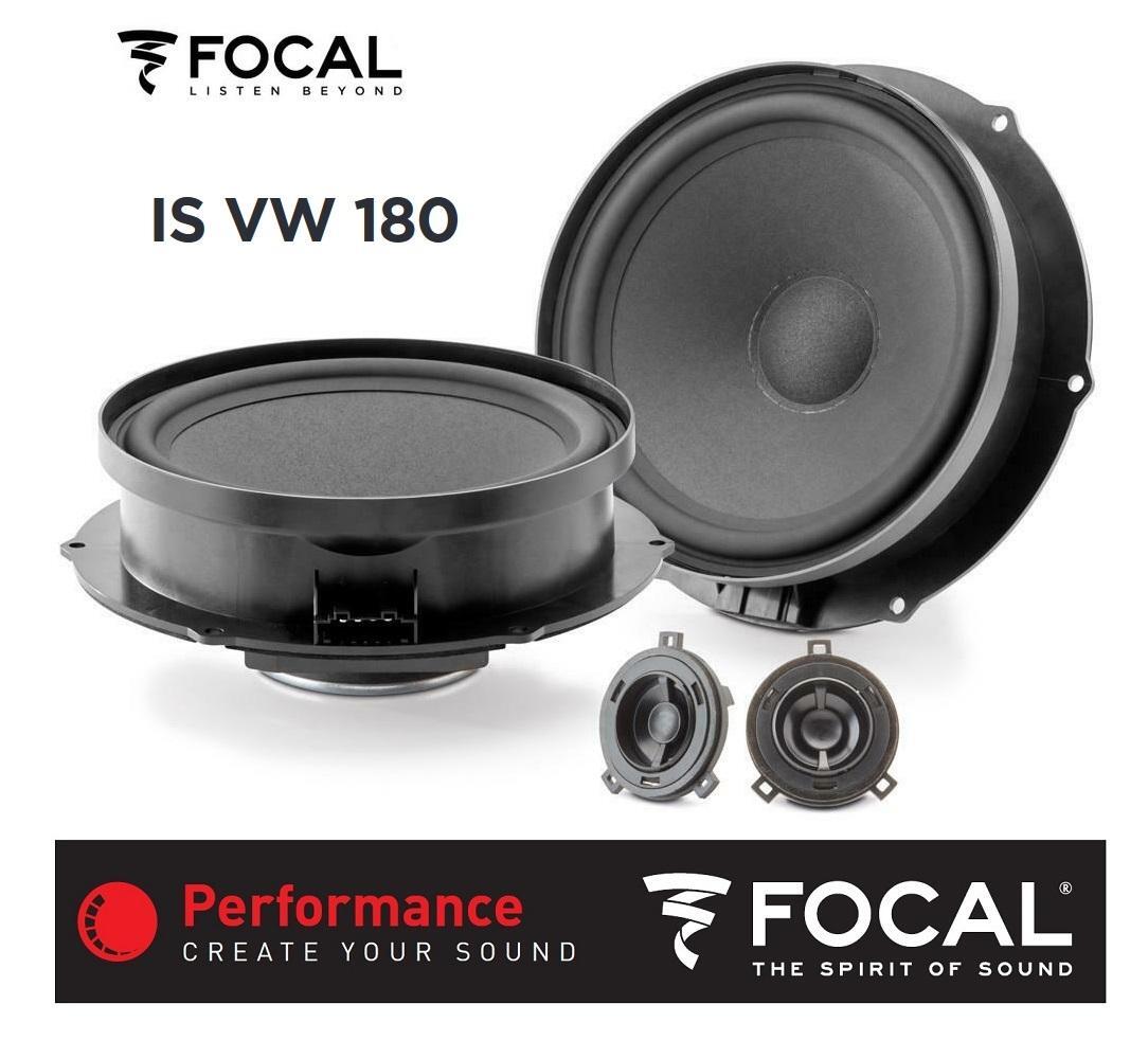 Focal IS VW 180 Speaker Combo System Compatible with VW Atlas Cross Sport