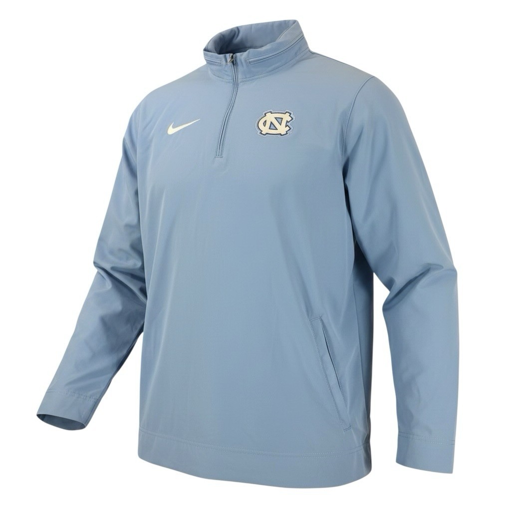 Nike UNC Tar Heels Pullover Jacket Men’s M DZ9032-448 Blue Hooded Dri-FIT