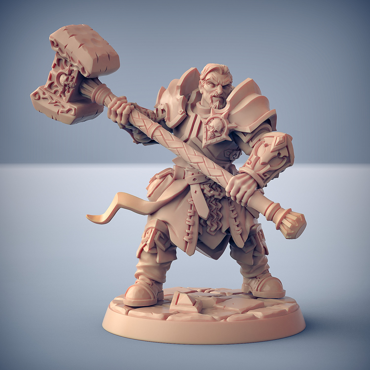 Requiem Brotherhood Paladin Cleric Artisan Guild Dungeons and Dragons Miniature