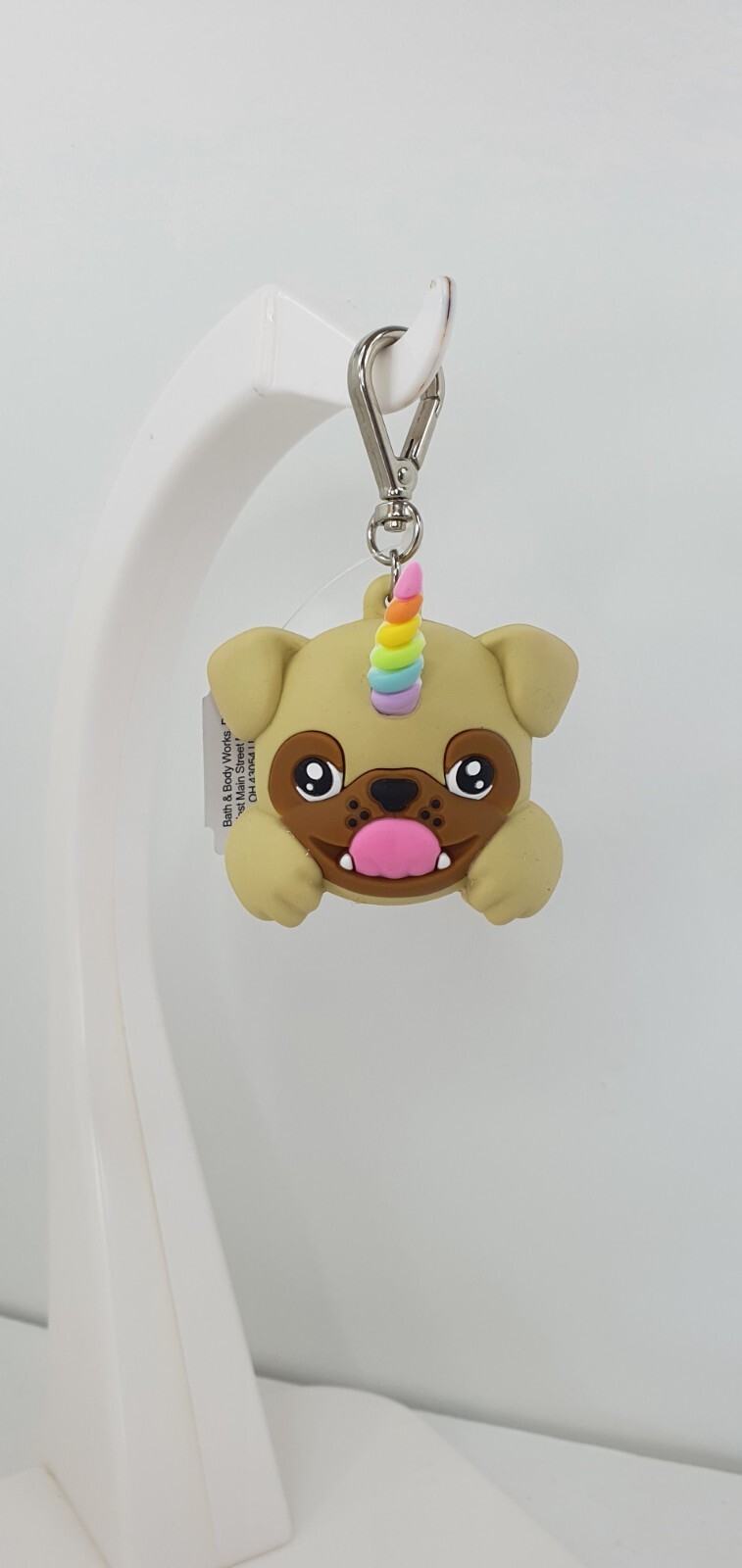 Pugicorn, Pug Unicorn Pocketbac Holder Keychain By Bath & Body Works