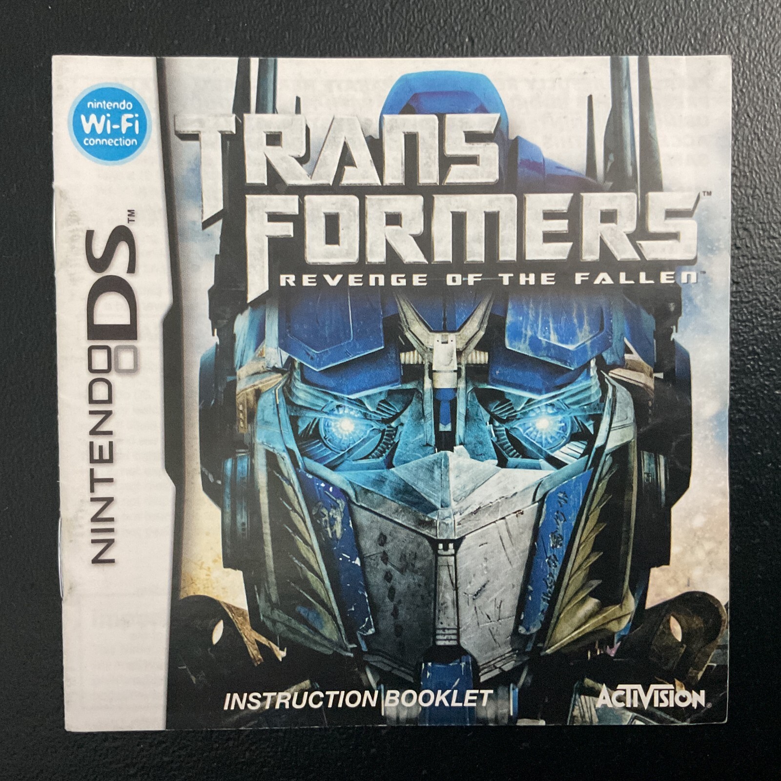 Transformers Revenge Fallen Autobots Nintendo DS Instruction Manual Only