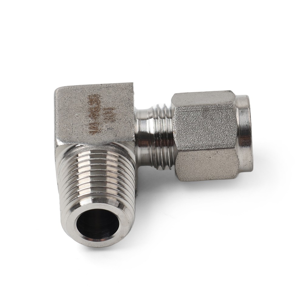Kompressionsrohrverschraubung 1/4 PT x 1/4" OD Kupplungsadapter 304 Edelstahl