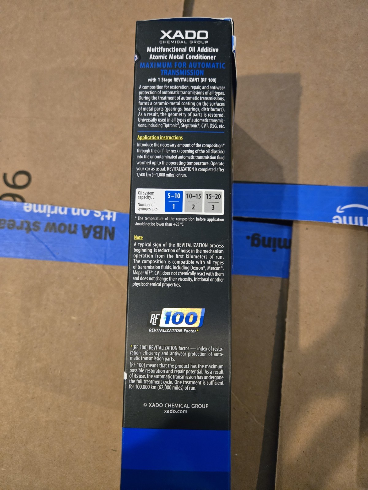XADO RF100 Maximum Revitalizant 30ml Automatic Transmission Additive NEW