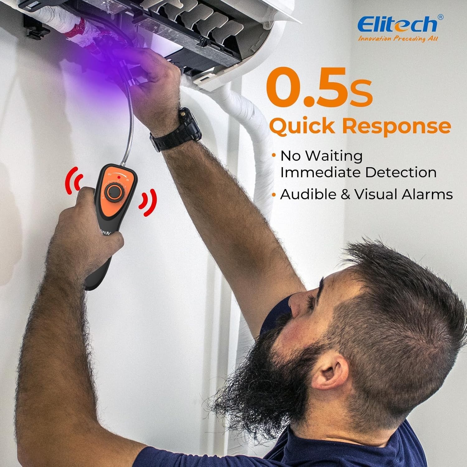 Fast Trigger Refrigerant Leak Detector